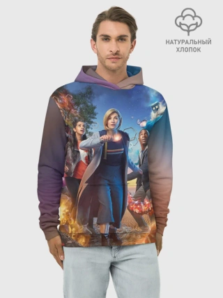 Худи мужской база хлопок / Doctor who