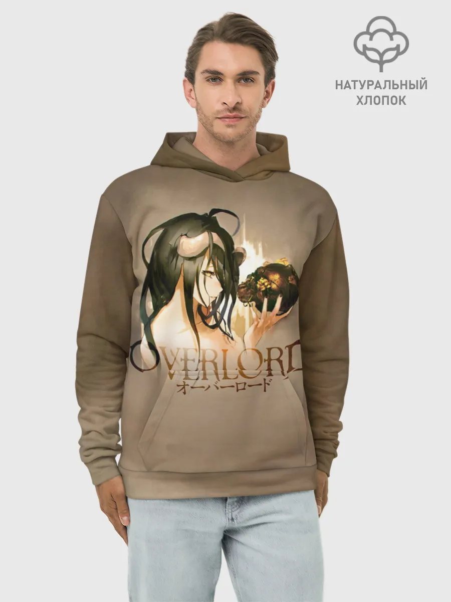 Худи мужской база хлопок / Overlord Albedo