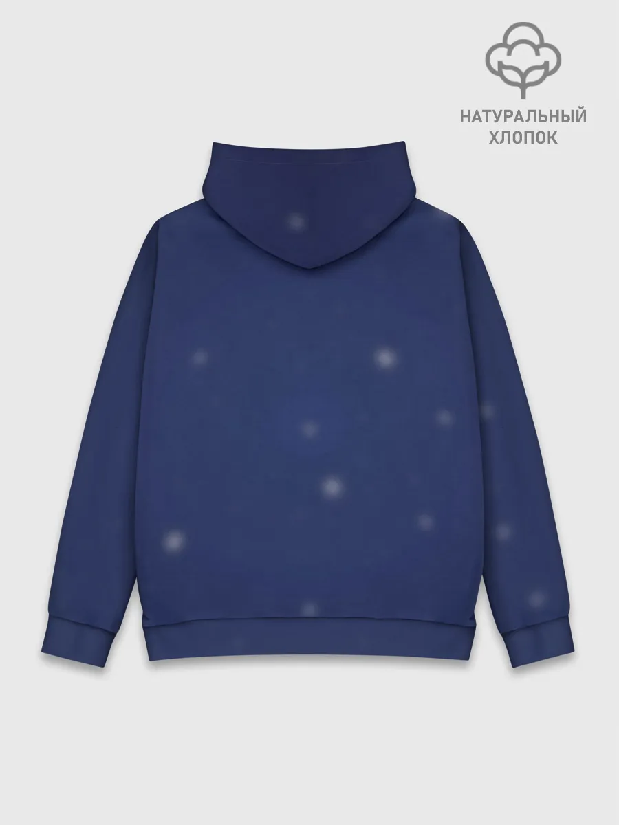 Худи мужской база хлопок / Ночной Котик
