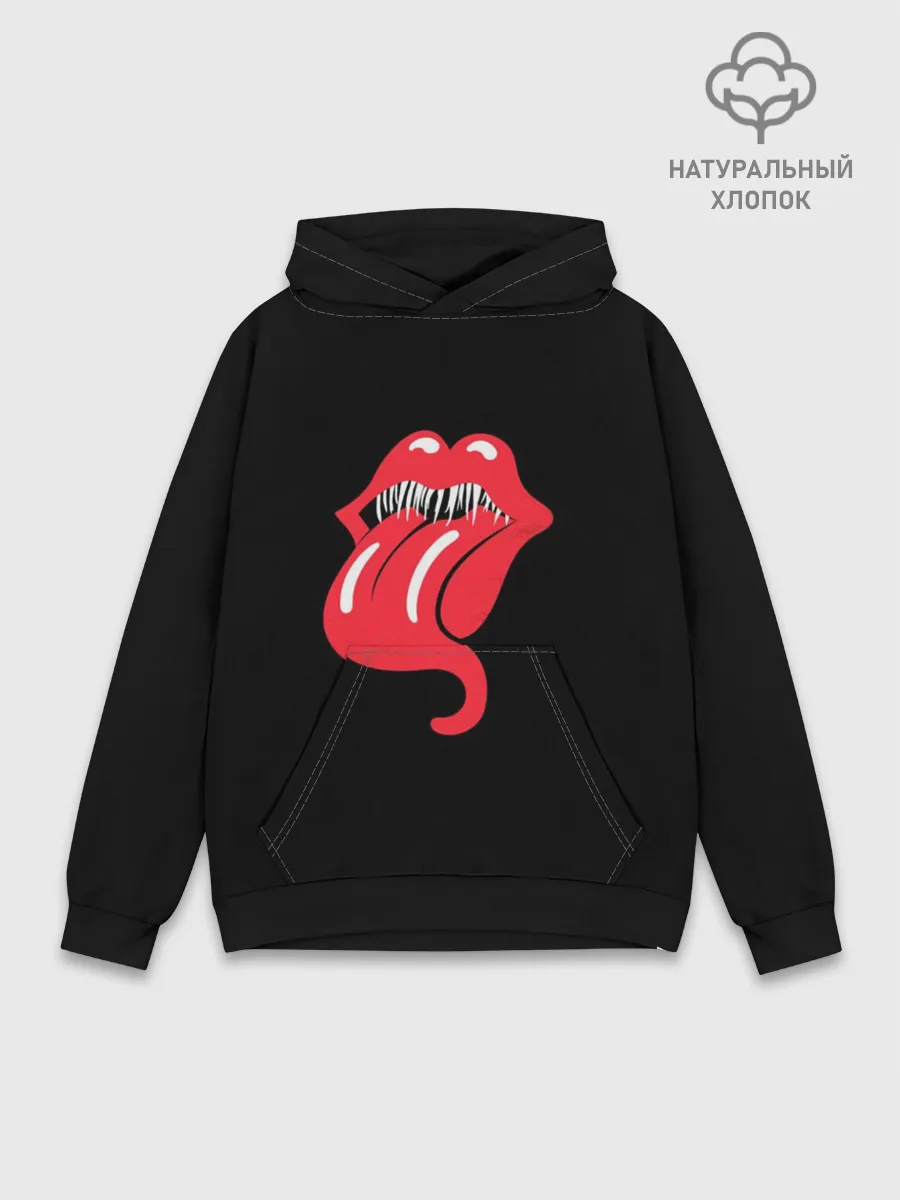 Худи мужской база хлопок / Monsters Kiss