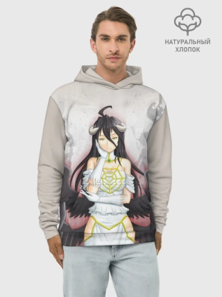 Худи мужской база хлопок / Оверлорд Ангел