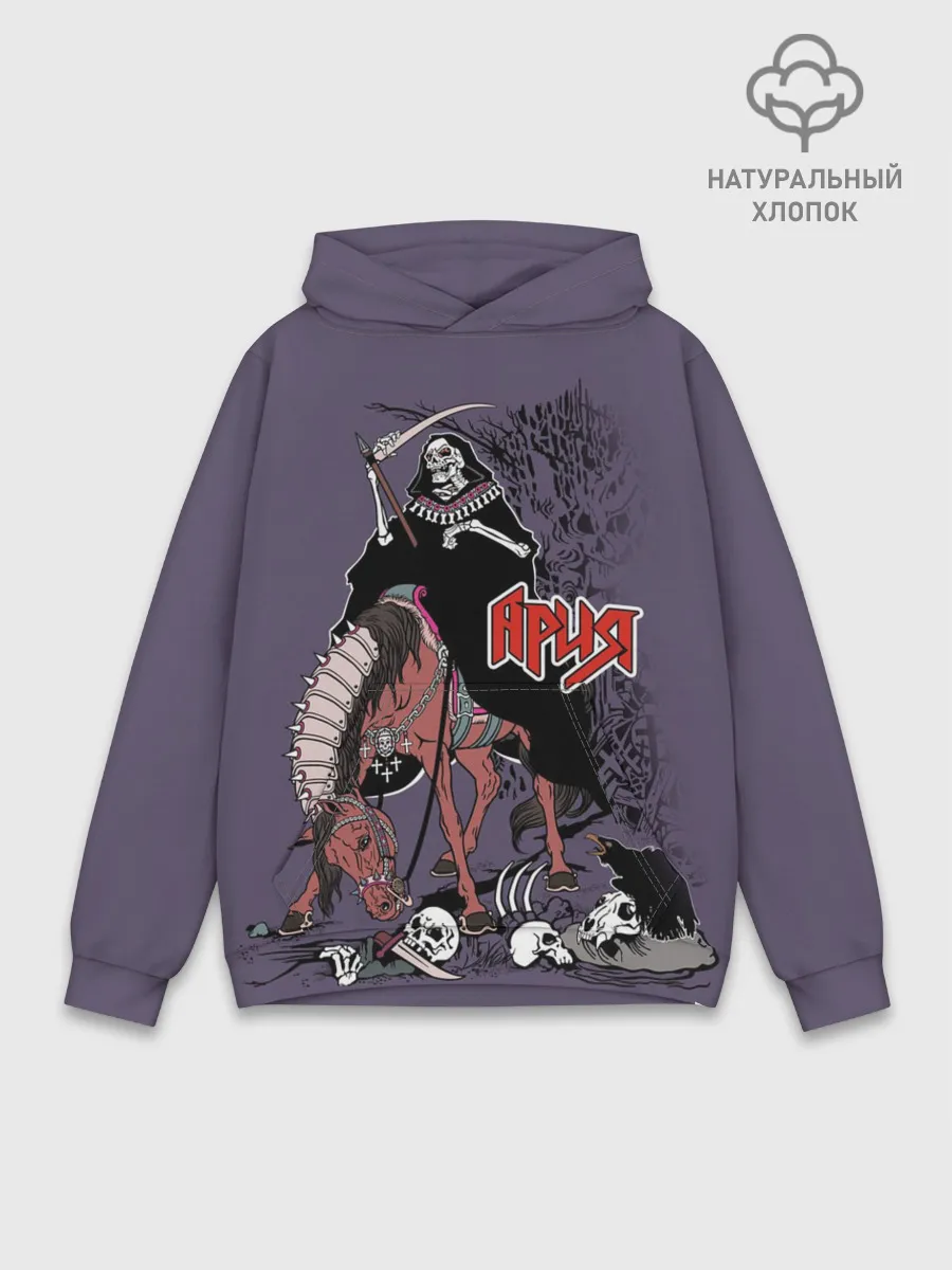 Худи мужской база хлопок / Всадник