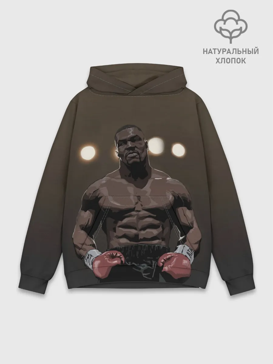 Худи мужской база хлопок / Myke Tyson_7