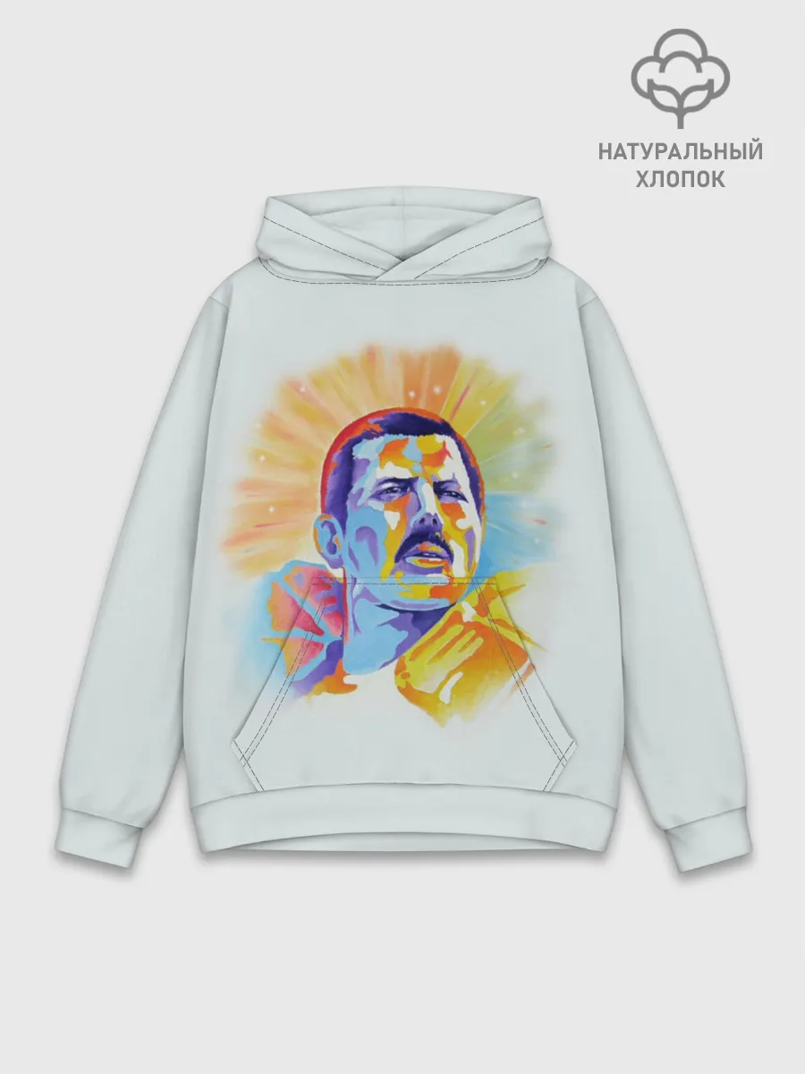 Худи мужской база хлопок / Freddie Mercury