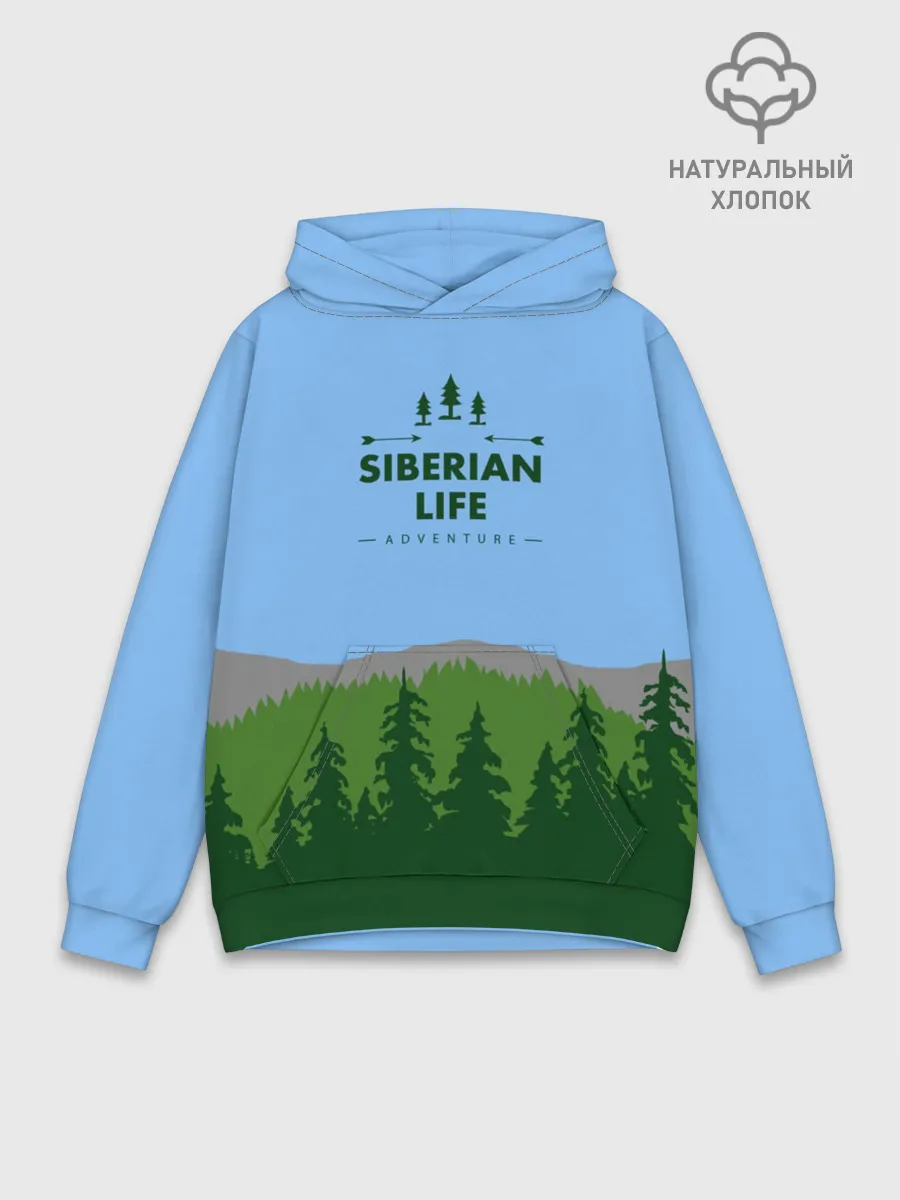Худи мужской база хлопок / Сибирь