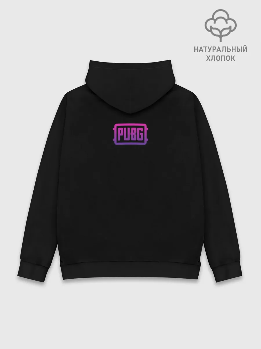 Худи мужской база хлопок / Neon PUBG