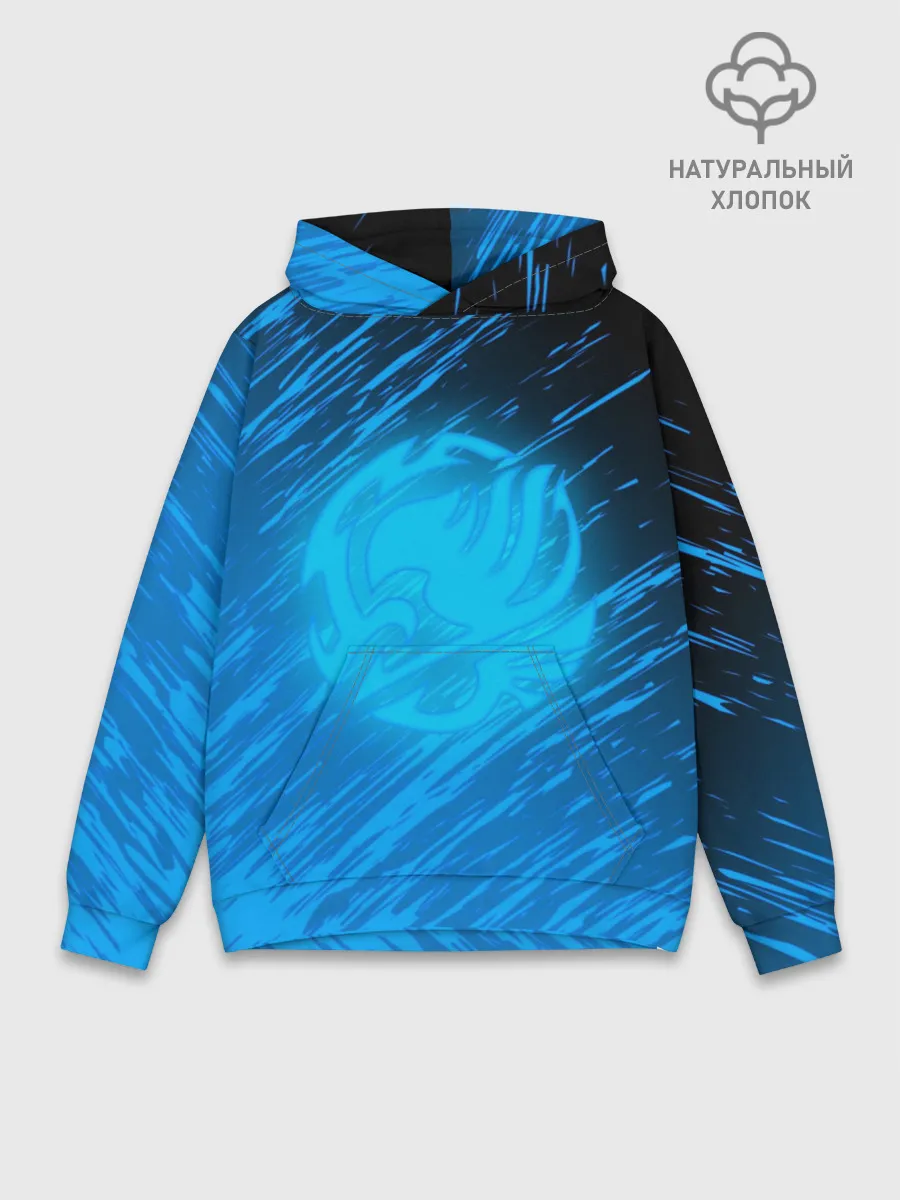 Худи мужской база хлопок / Helmet Fairy tail Moon