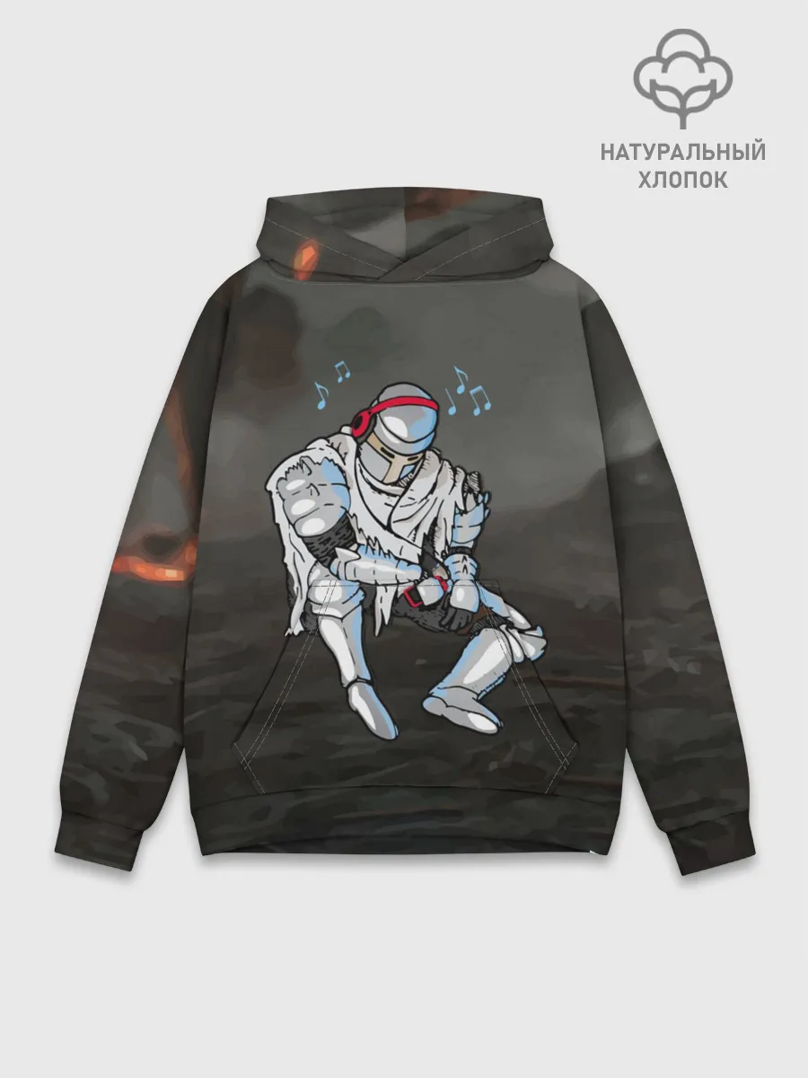 Худи мужской база хлопок / Dark Souls