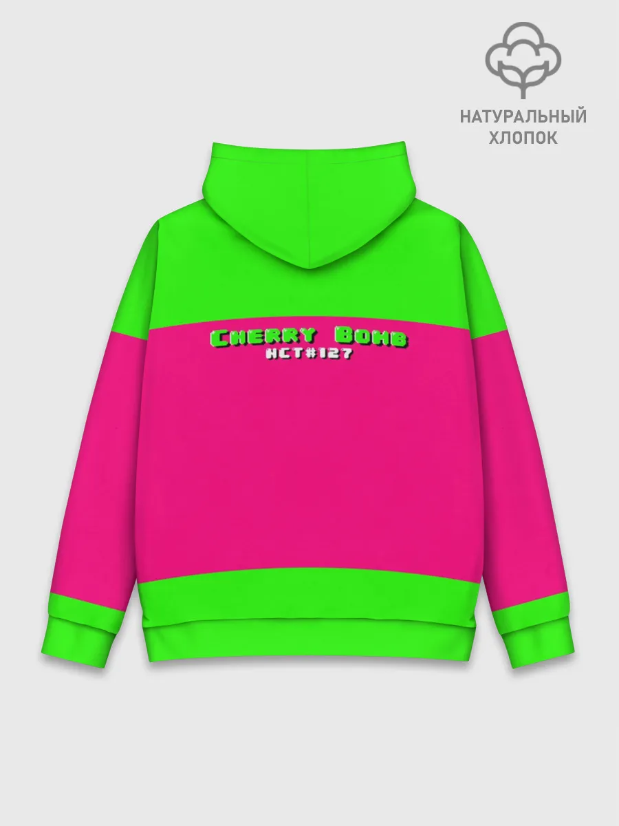 Худи мужской база хлопок / NCT 127. Cherry Bomb