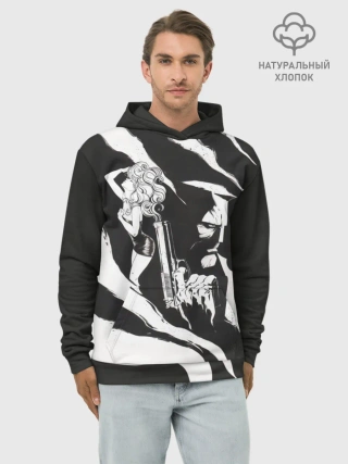 Худи мужской база хлопок / Sin City