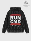 Худи мужской база хлопок / RUN CMD