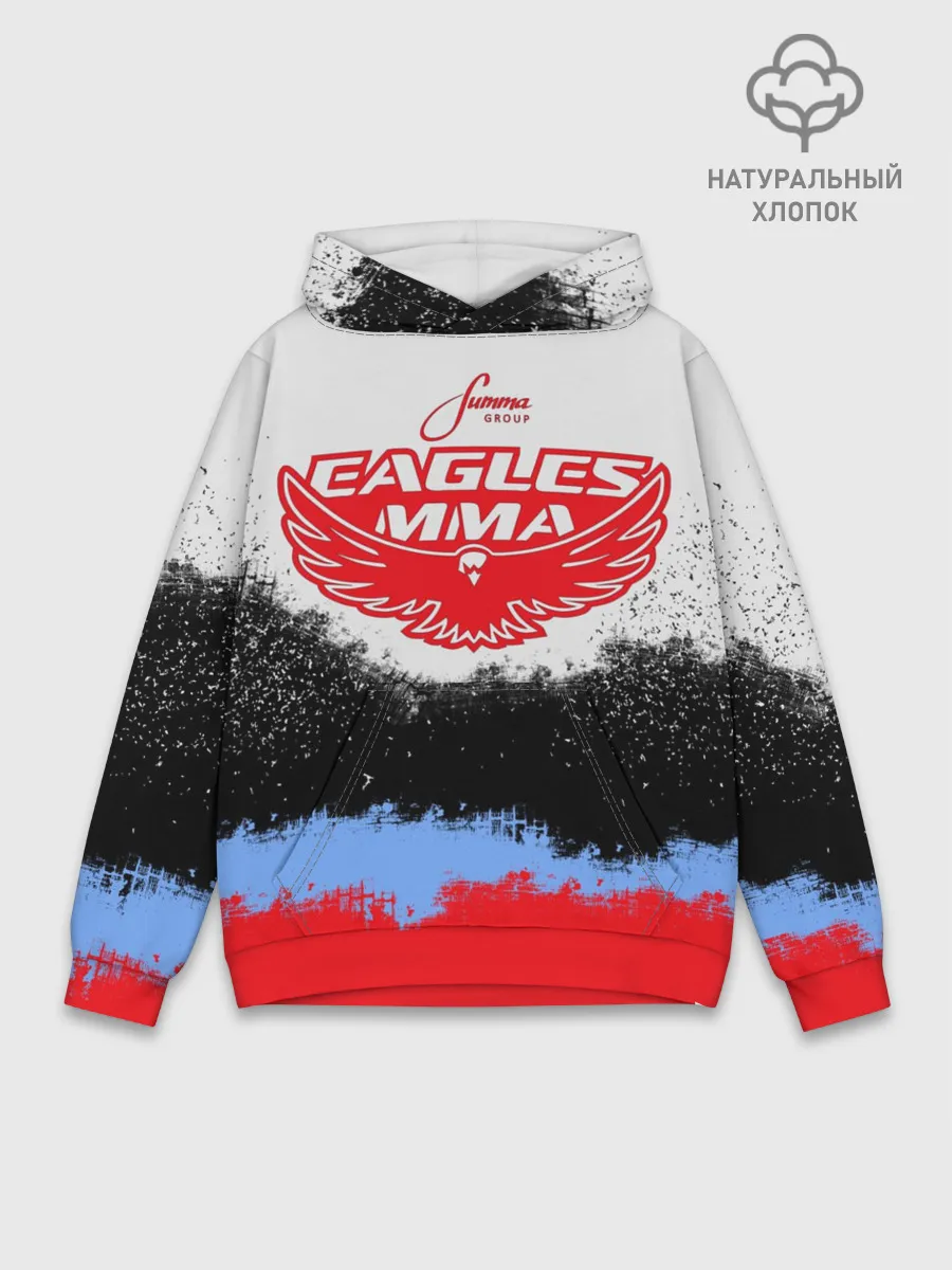 Худи мужской база хлопок / Eagles MMA
