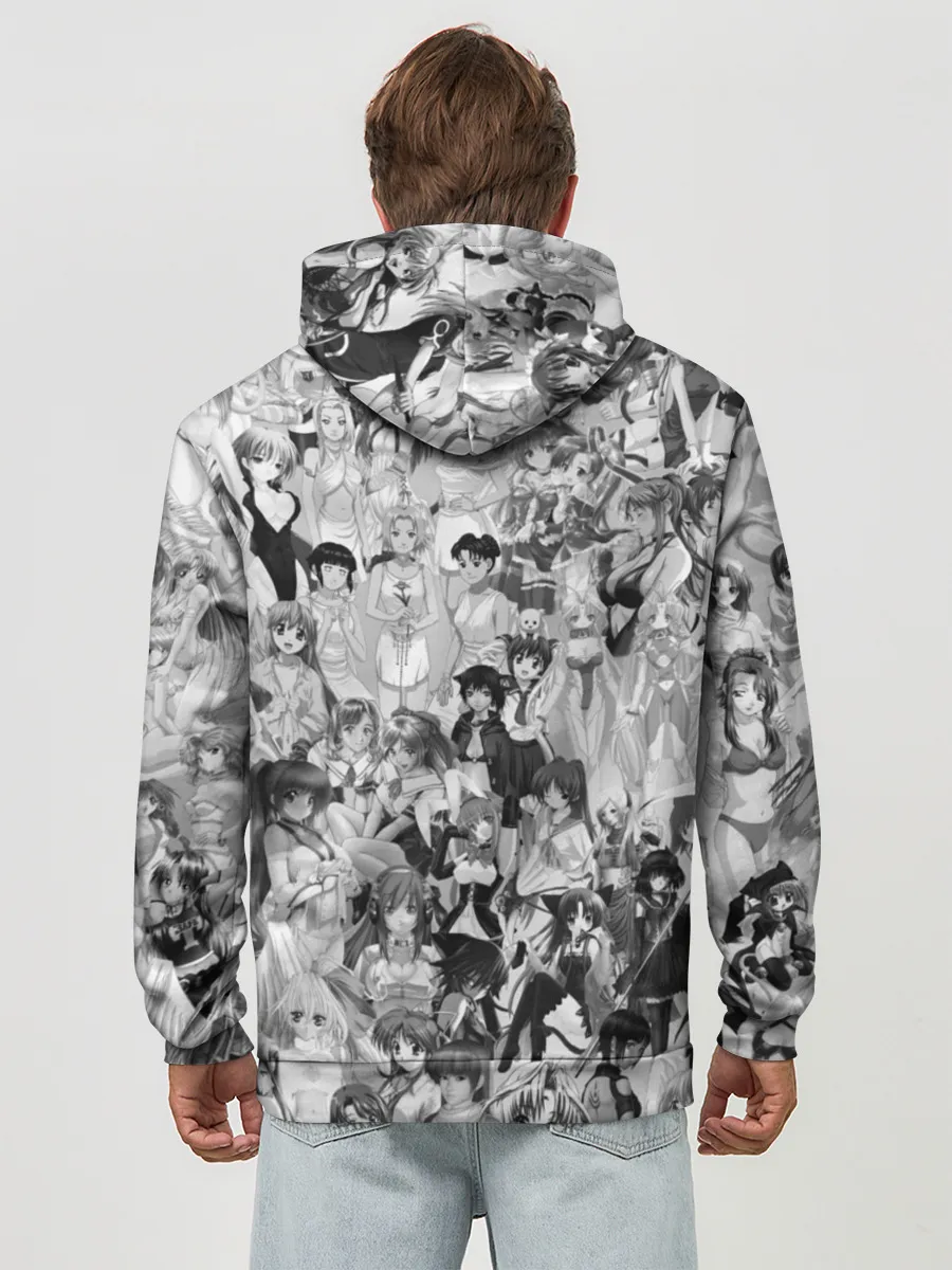 Худи мужской база хлопок / SENPAI