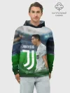 Худи мужской база хлопок / Роналдо Ювентус