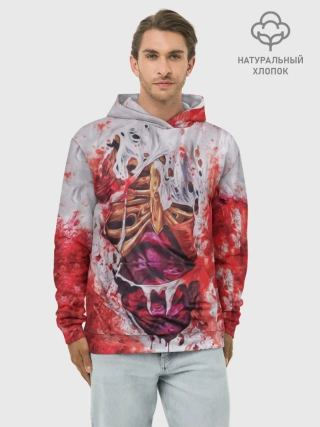 Худи мужской база хлопок / Кровь