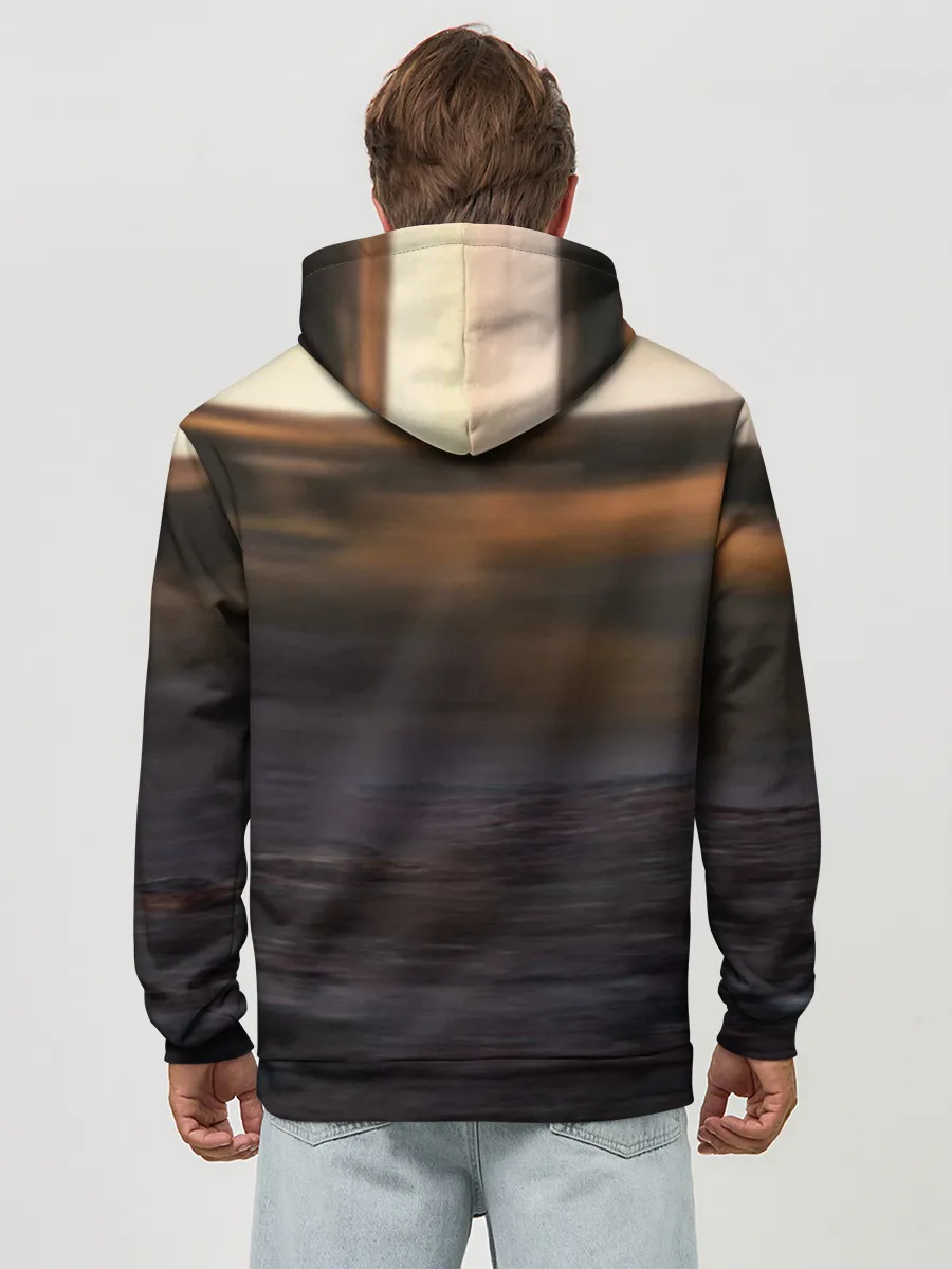 Худи мужской база хлопок / Солнечный зайчик