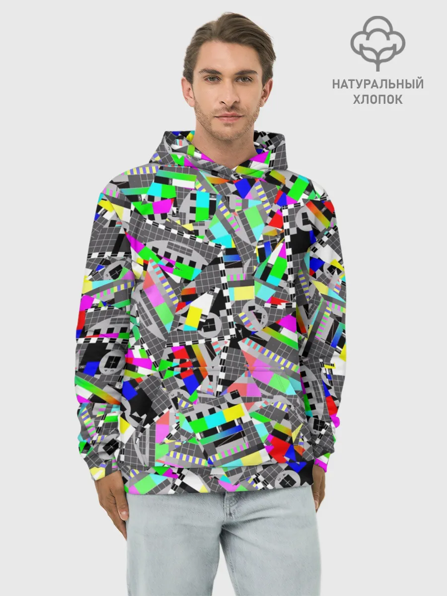 Худи мужской база хлопок / Экран профилактики