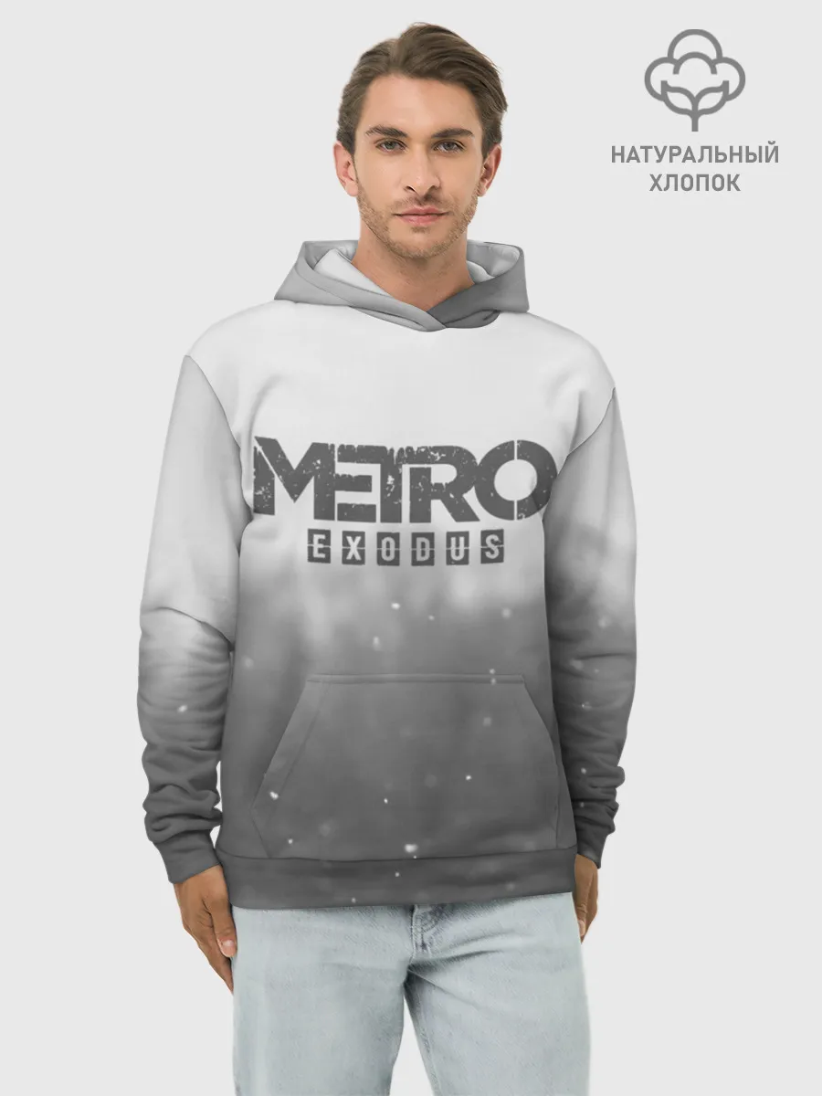 Худи мужской база хлопок / METRO WINTER