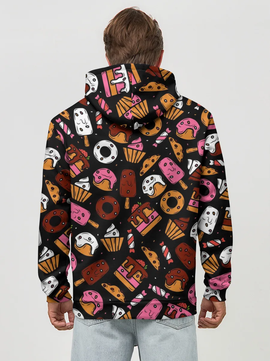 Худи мужской база хлопок / Вкусняшки