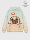 Худи мужской база хлопок / Puglie Pug Like