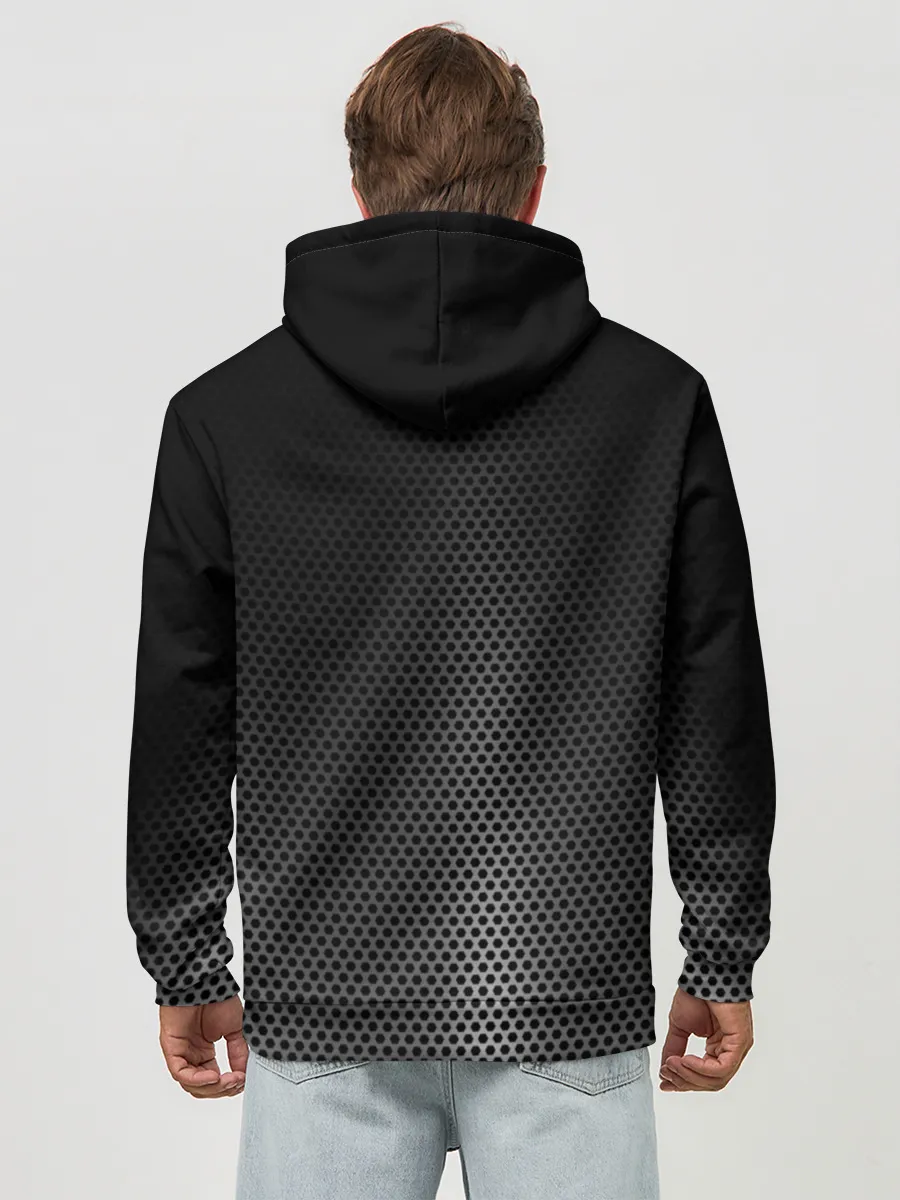 Худи мужской база хлопок / Стальная ткань