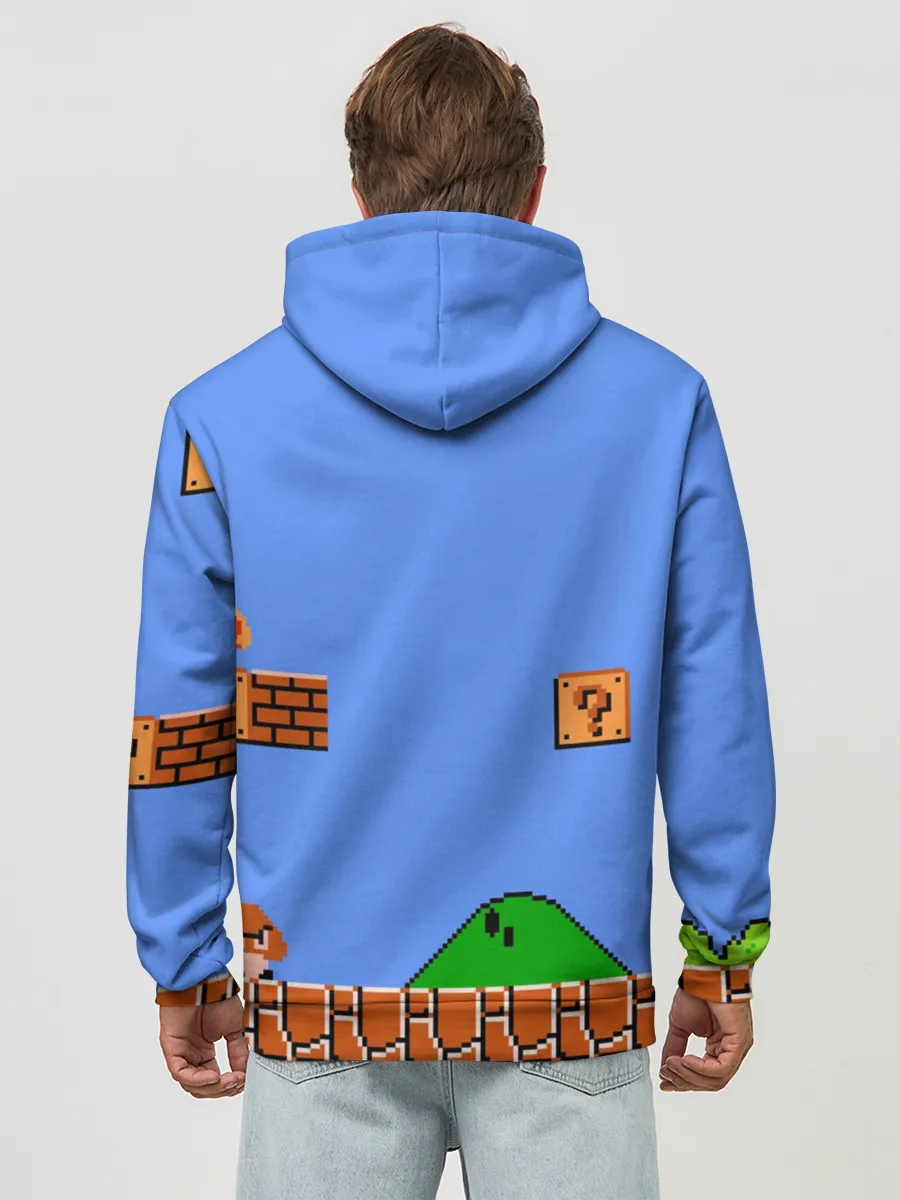 Худи мужской база хлопок / Bowsette