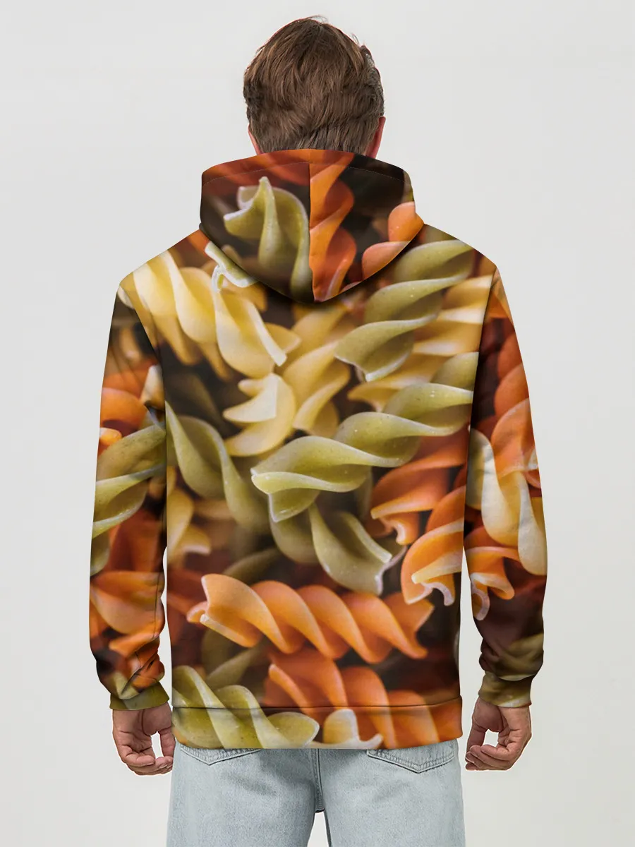 Худи мужской база хлопок / Макароны Спиральки