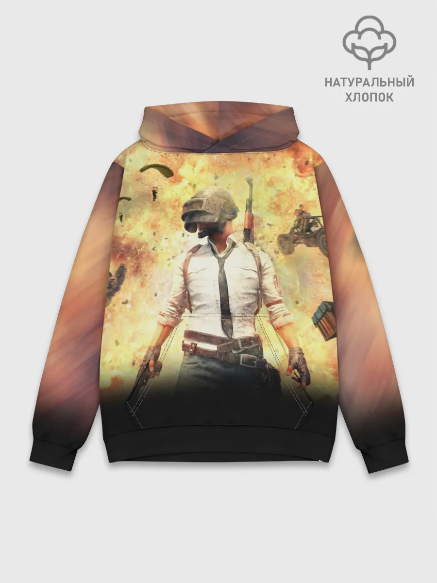 Худи мужской база хлопок / PUBG