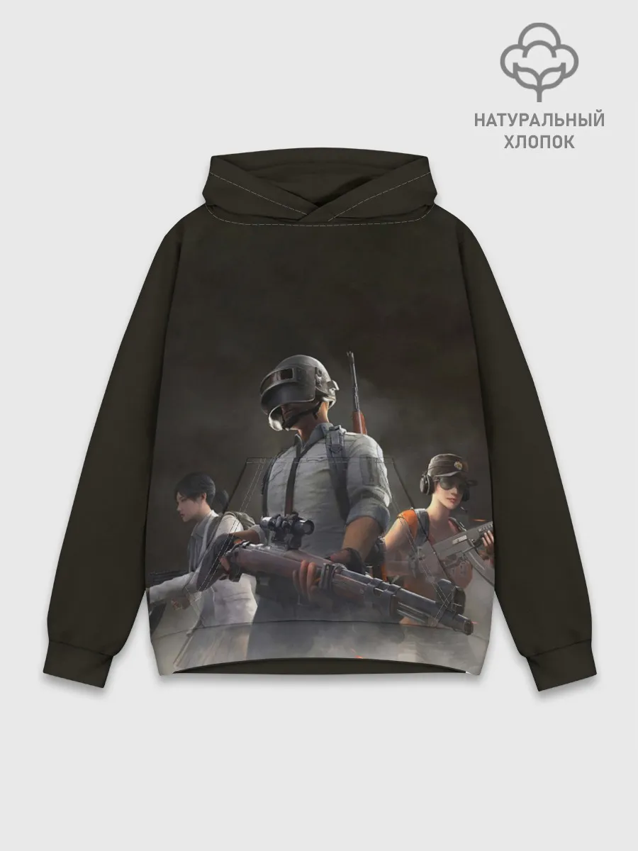 Худи мужской база хлопок / PUBG