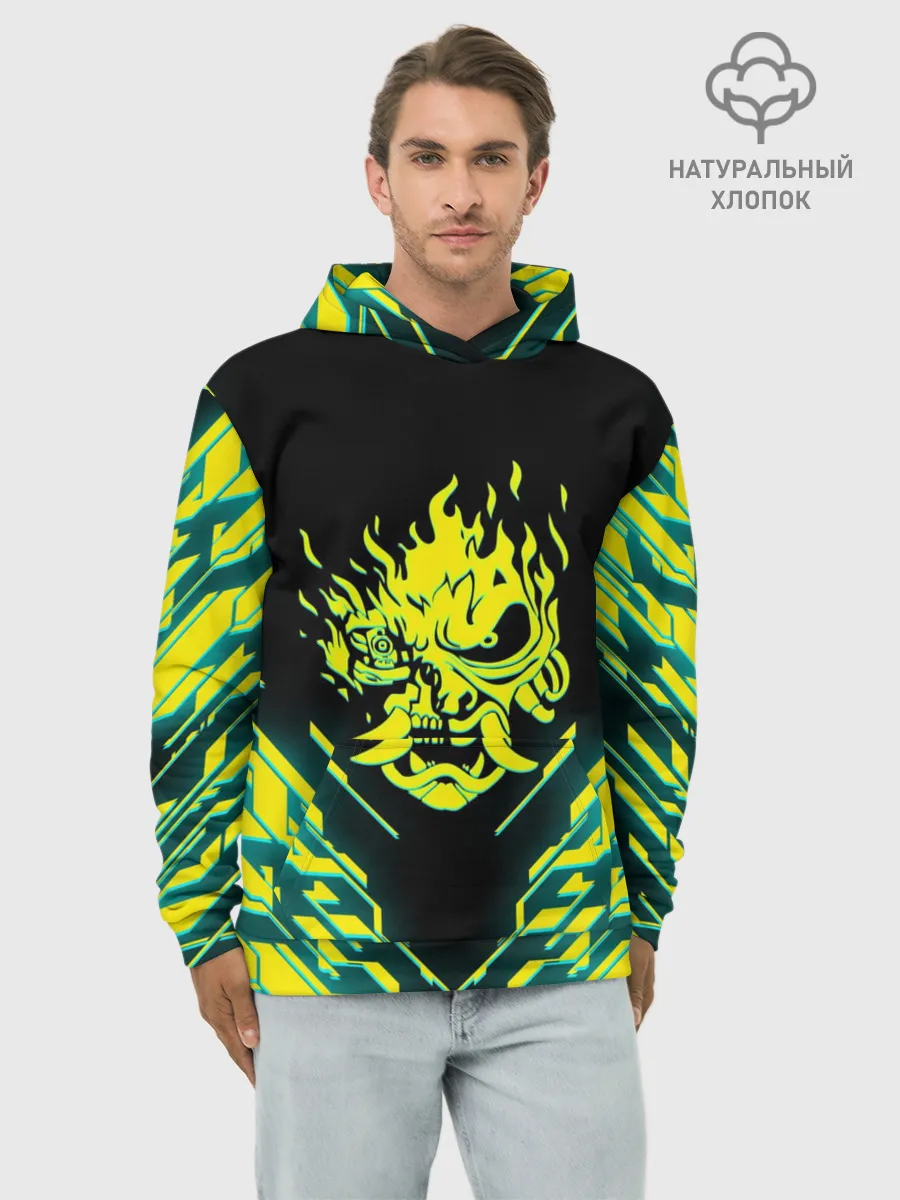 Худи мужской база хлопок / CYBERPUNK 2077