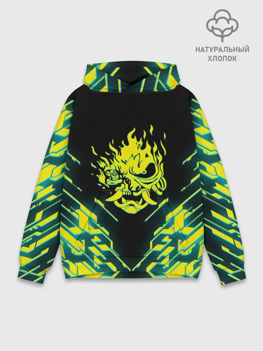 Худи мужской база хлопок / CYBERPUNK 2077