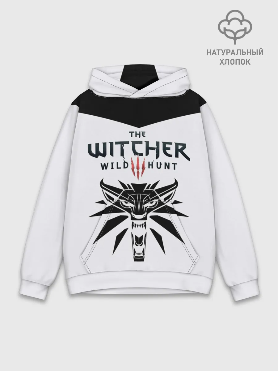 Худи мужской база хлопок / THE WITCHER 3: WILD HUNT