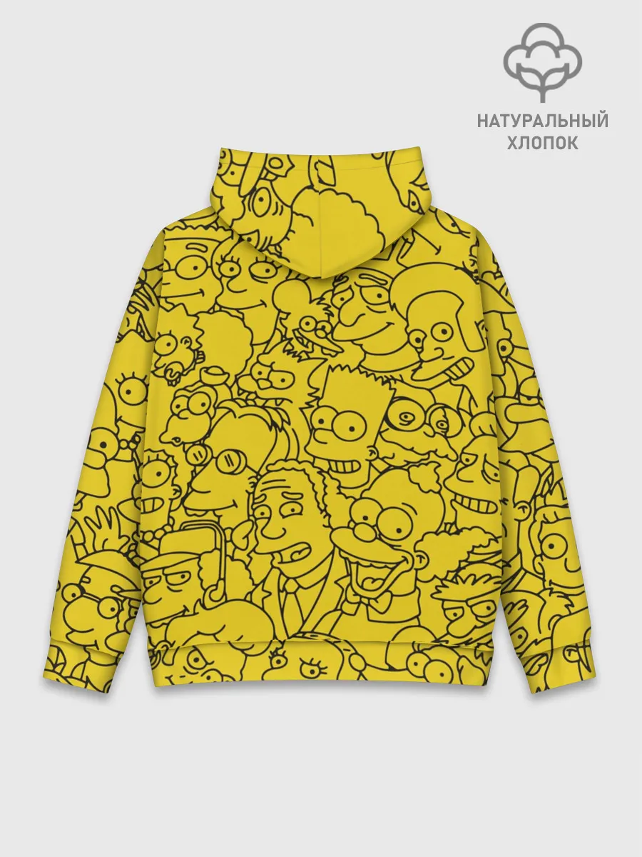 Худи мужской база хлопок / Симпсоны