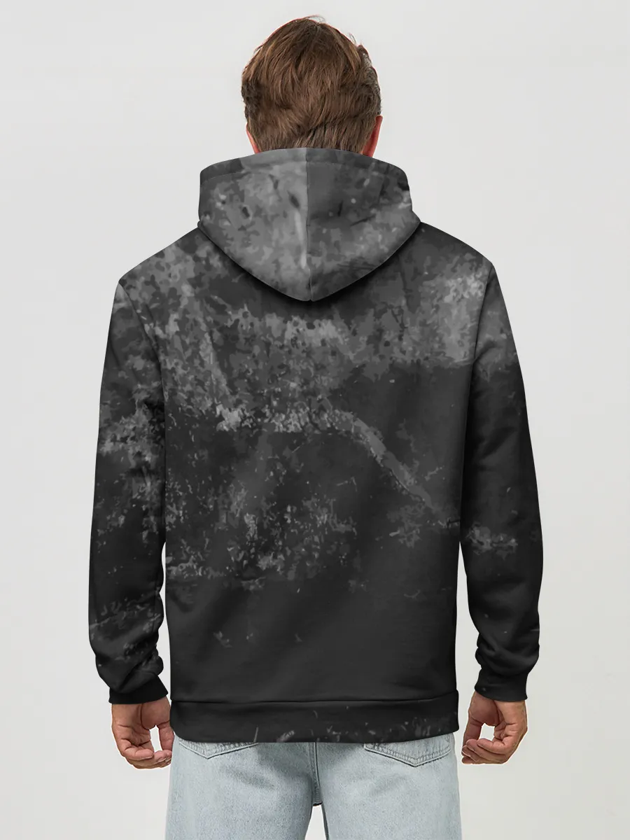 Худи мужской база хлопок / BLACK Creeper