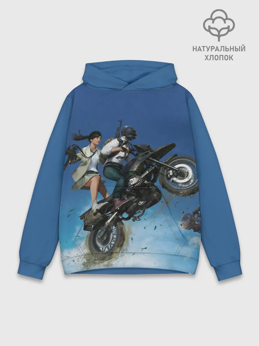 Худи мужской база хлопок / PUBG