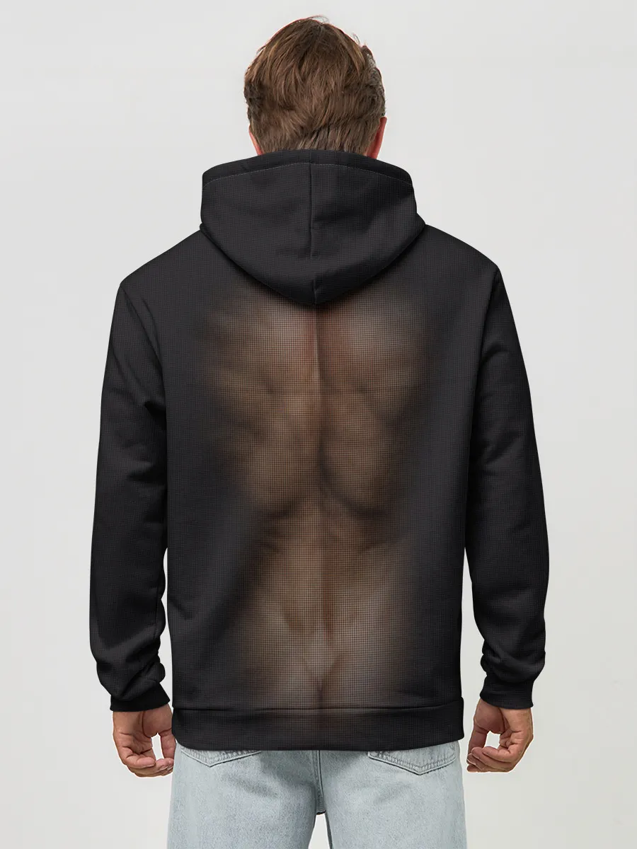 Худи мужской база хлопок / Сетка