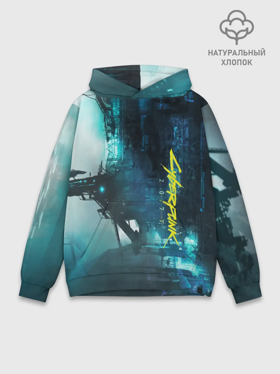 Худи мужской база хлопок / Cyberpunk 2077