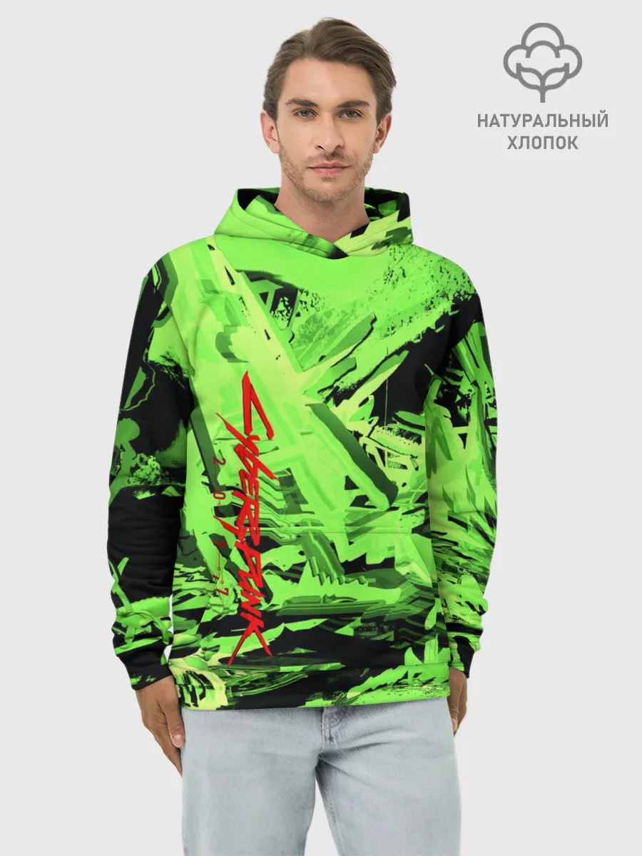 Худи мужской база хлопок / Cyberpunk 2077