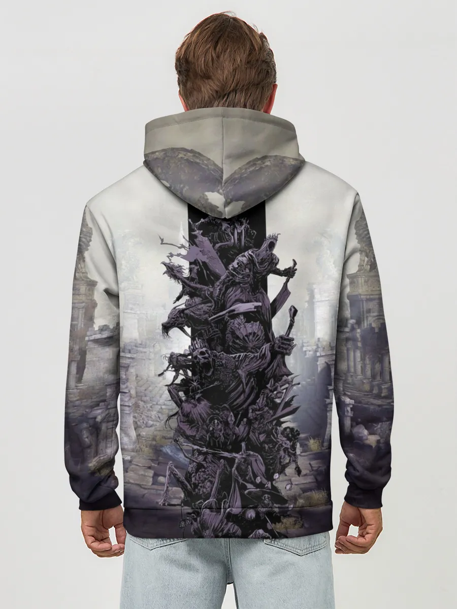 Худи мужской база хлопок / Dark Souls Boss Collaboration