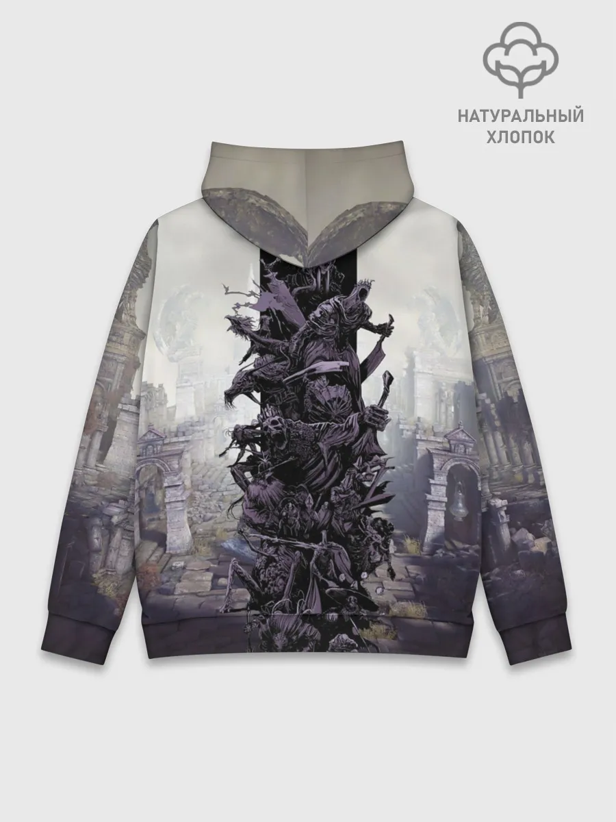 Худи мужской база хлопок / Dark Souls Boss Collaboration