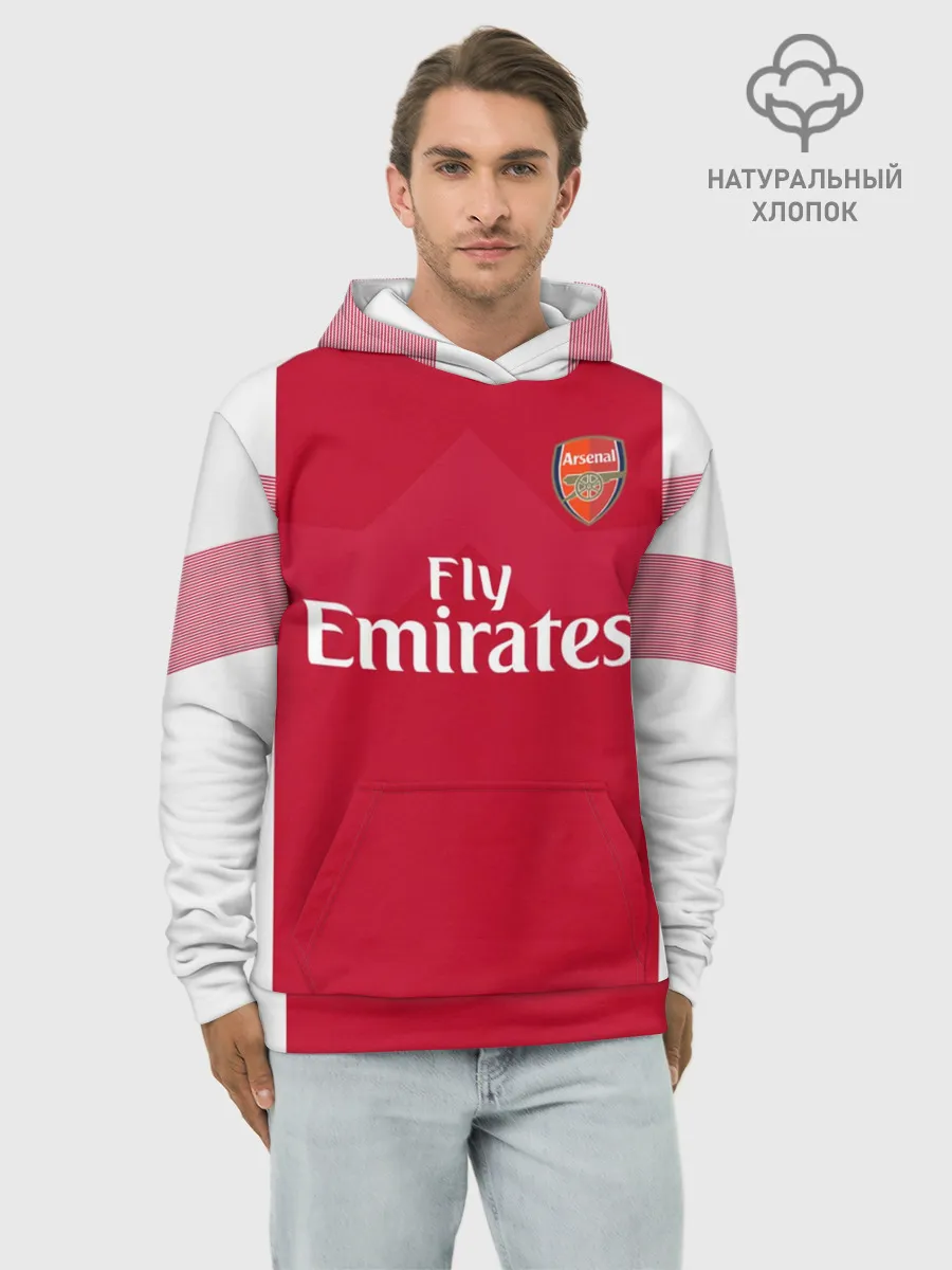 Худи мужской база хлопок / Aubameyang home 18-19