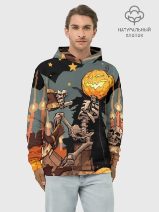 Худи мужской база хлопок / Halloween