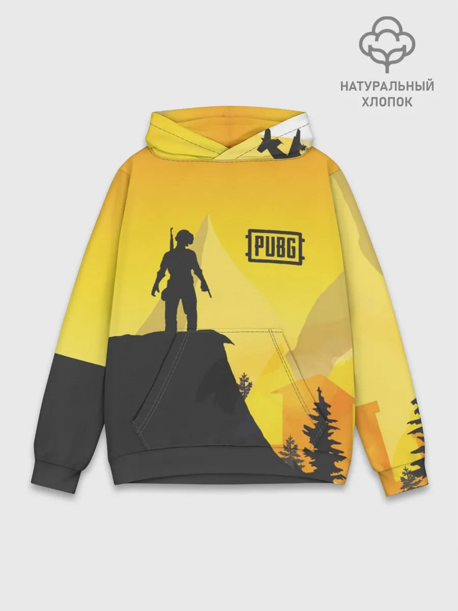 Худи мужской база хлопок / PUBG