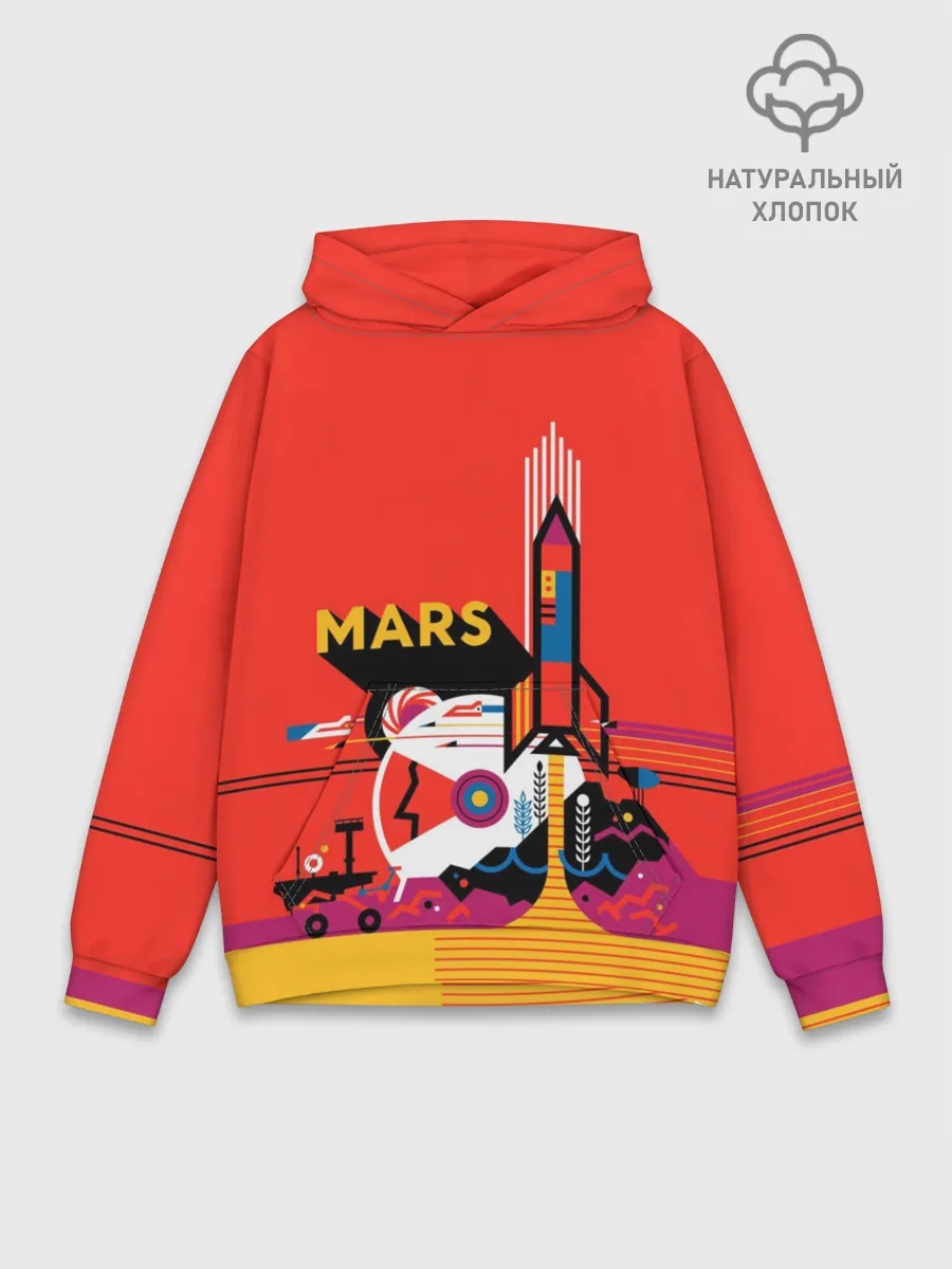 Худи мужской база хлопок / Марс
