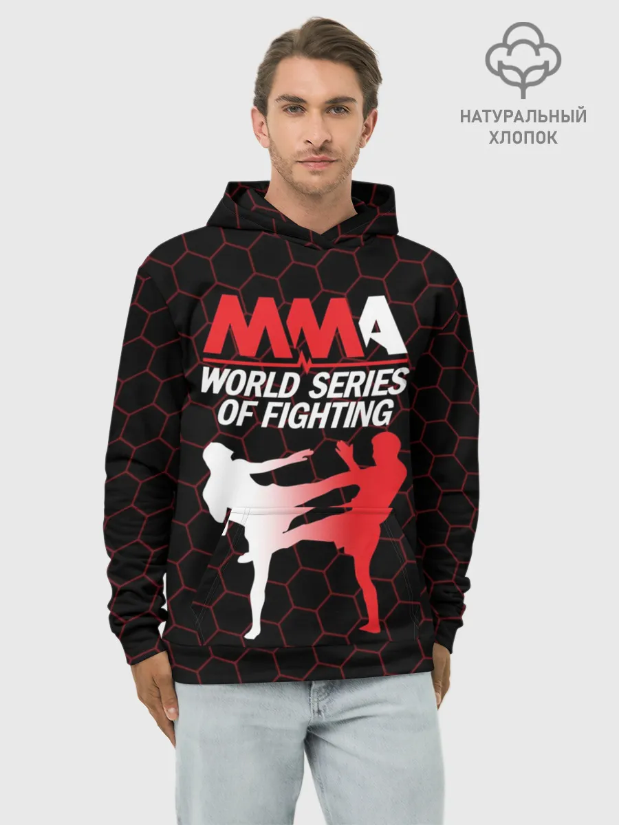 Худи мужской база хлопок / MMA