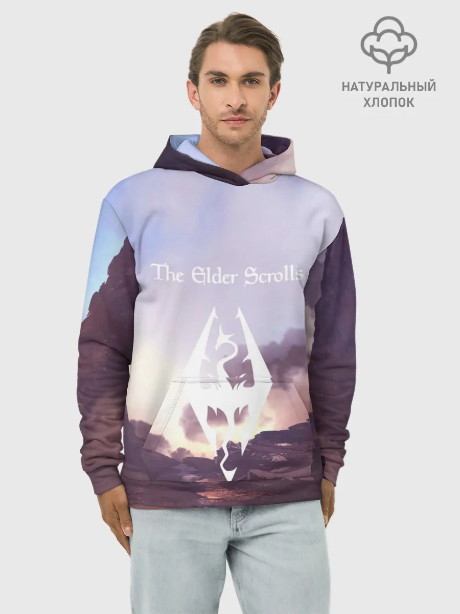 Худи мужской база хлопок / THE ELDER SCROLLS