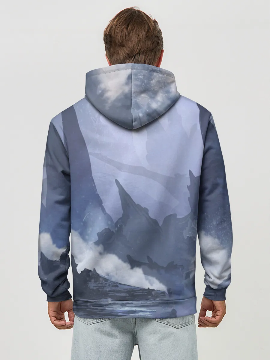 Худи мужской база хлопок / THE ELDER SCROLLS 5 SKYRIM