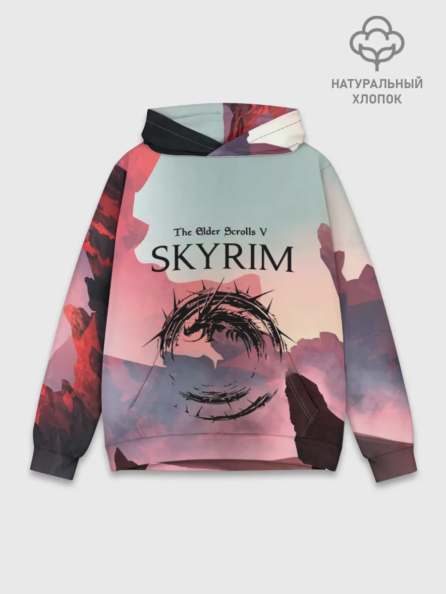 Худи мужской база хлопок / The Elder Scrolls