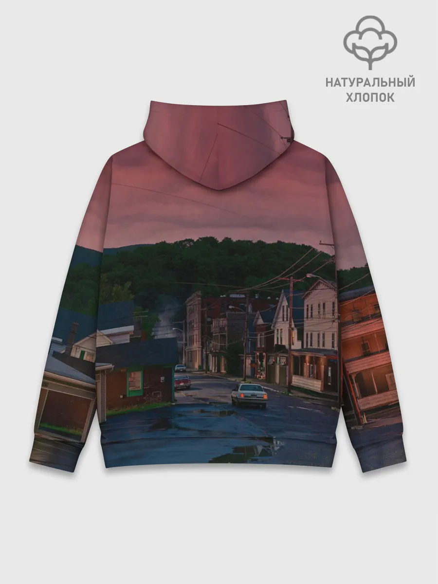 Худи мужской база хлопок / Кошачья Атака!