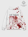 Худи мужской база хлопок / Кровь Не Моя